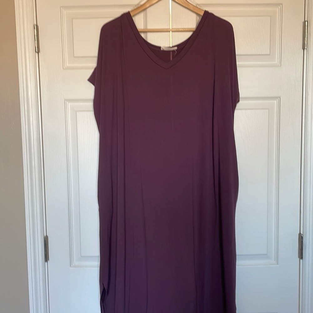 Long Wine Dress